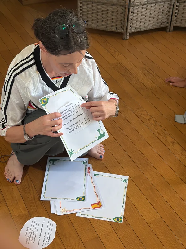 サッカーと英語